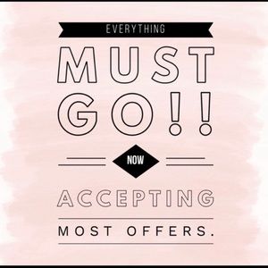 ❗️Everything must go❗️